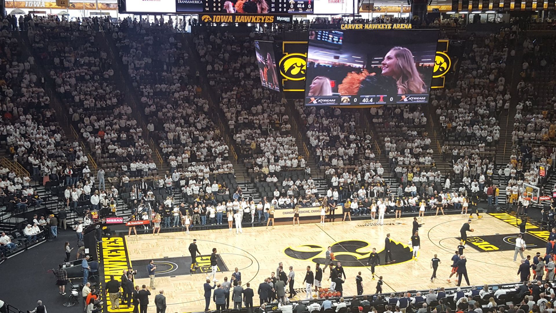 Iowa Hawkeyes whiteout